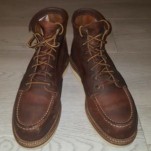Red Wing moc toe boots